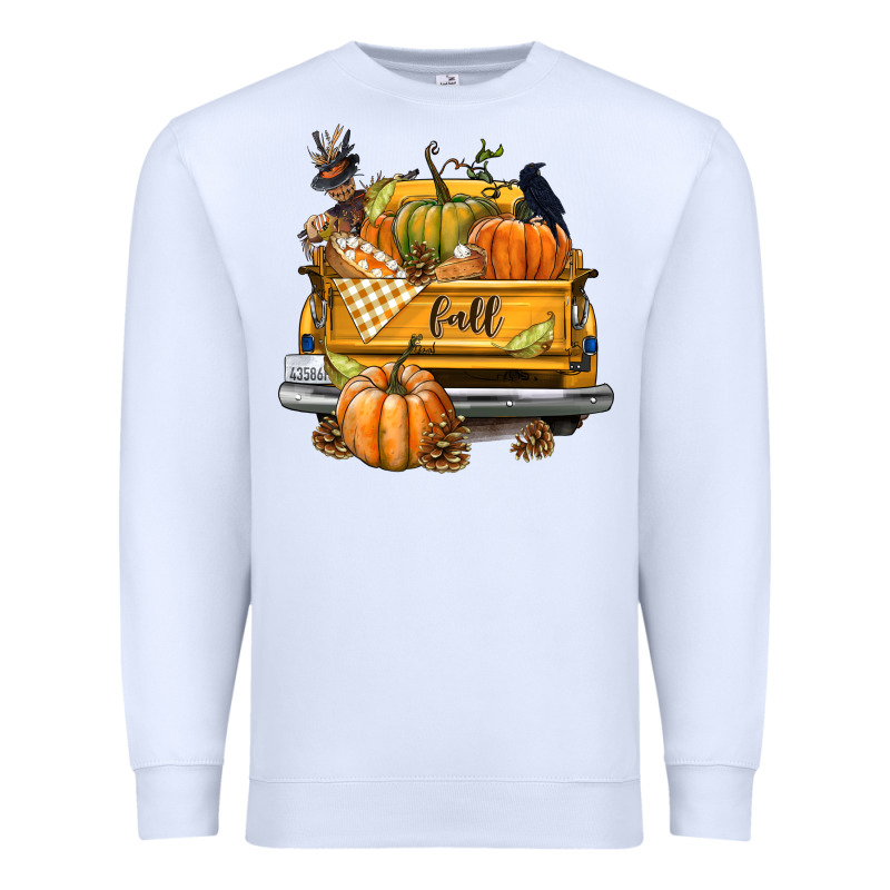 Fall Truck Premium Sweatshirt by texasbilliewilder | Teevron