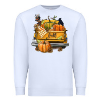 White Fall Truck Premium Sweatshirt - texasbilliewilder