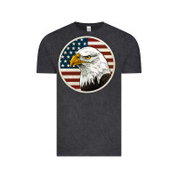 Vintage Black American Bald Eagle Vintage Tee - Jasminsmagicworld