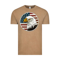 Vintage Coffee American Bald Eagle Vintage Tee - Jasminsmagicworld