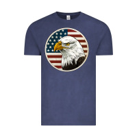 Vintage Denim American Bald Eagle Vintage Tee - Jasminsmagicworld
