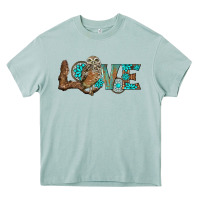 Arona owl love Heavy Core Tee - BarkalooDesign