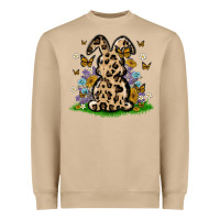 Mushroom western floral bunny Heavyweight Sweatshirt - MaliasSmallBusiness