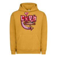 Pigment Peanut Butter Valentine's Day love vacant Urban Hoodie - FaDigitalArtStudio