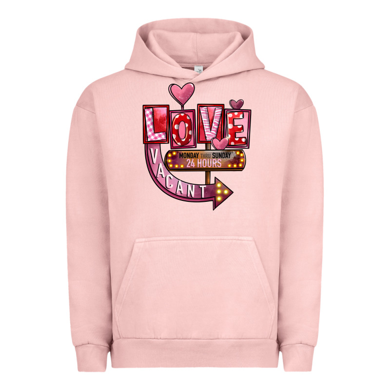 Valentine's Day Love Vacant Urban Hoodie by FaDigitalArtStudio | Teevron