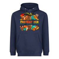 Navy pharmacy tech pumpkin Heavyweight Hoodie - NancyCooperArtShop