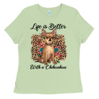 Matcha life is better with a chihuahua Ladies Tee - JahusDesignShop