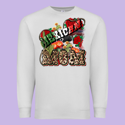 Mexican Mom Premium Sweatshirt Designed By Nancycooperartshop