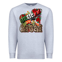 Heather Grey Mexican Mom Premium Sweatshirt - NancyCooperArtShop