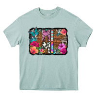Arona mimi floral background Heavy Core Tee - HRA Design Shop