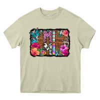 Mossy mimi floral background Heavy Core Tee - HRA Design Shop