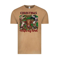 Vintage Camel christmas with my herd cows Vintage Tee - BarkalooDesign
