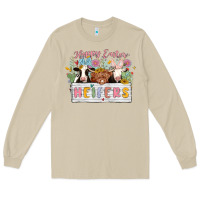 Mushroom happy easter heifers Long Sleeve Tee - MaliasSmallBusiness