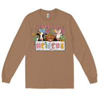 Toasted Coconut happy easter heifers Long Sleeve Tee - MaliasSmallBusiness
