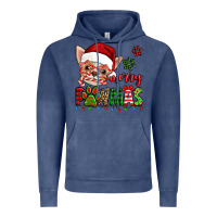Vintage Denim merry pawmas christmas chihuahua Vintage Hoodie - Jasminsmagicworld