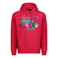 Cardinal Stronger than Cancer Premium Hoodie - HowdyJamesFarm