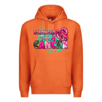 Carrot Stronger than Cancer Premium Hoodie - HowdyJamesFarm