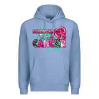 Colony Blue Stronger than Cancer Premium Hoodie - HowdyJamesFarm