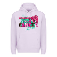Lilac Stronger than Cancer Premium Hoodie - HowdyJamesFarm