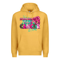 Mustard Stronger than Cancer Premium Hoodie - HowdyJamesFarm