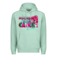 Seafoam Stronger than Cancer Premium Hoodie - HowdyJamesFarm