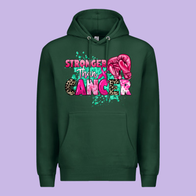 Stronger Than Cancer Premium Hoodie Designed By Howdyjamesfarm