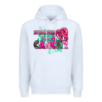 White Stronger than Cancer Premium Hoodie - HowdyJamesFarm