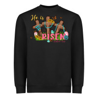 Black he is risen Heavyweight Sweatshirt - MaliasSmallBusiness