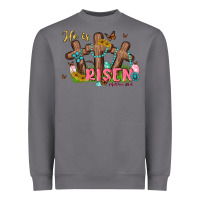 Storm he is risen Heavyweight Sweatshirt - MaliasSmallBusiness