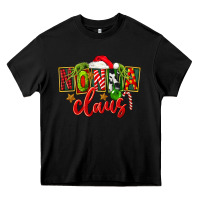Black christmas nonna claus Heavy Core Tee - FaDigitalArtStudio