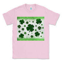 Bubblegum Pink shamrock Classic Tee - MaliasSmallBusiness