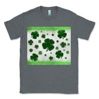Charcoal Heather shamrock Classic Tee - MaliasSmallBusiness