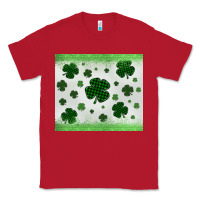 Red shamrock Classic Tee - MaliasSmallBusiness
