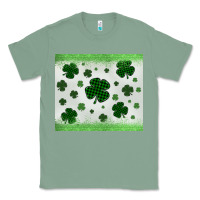 Sage shamrock Classic Tee - MaliasSmallBusiness