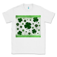 White shamrock Classic Tee - MaliasSmallBusiness