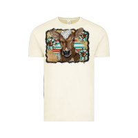 Vintage Arctic western wreath baby calf Vintage Tee - BarkalooDesign