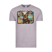 Vintage Zinc western wreath baby calf Vintage Tee - BarkalooDesign