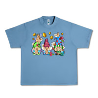 Pebble Blue easter gnome with eggs Urban Heavy Tee - AdoDesignShop