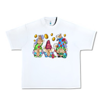 White easter gnome with eggs Urban Heavy Tee - AdoDesignShop