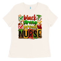 Bone Black strong proud Nurse juneteeenth Ladies Tee - Zillion Design Studio