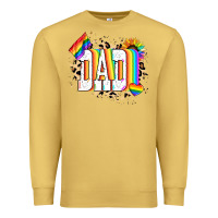 Antique Gold Dad Pride Premium Sweatshirt - NancyCooperArtShop