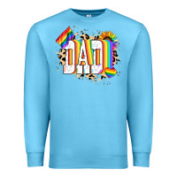 Ocean Blue Dad Pride Premium Sweatshirt - NancyCooperArtShop