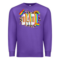 Purple Dad Pride Premium Sweatshirt - NancyCooperArtShop