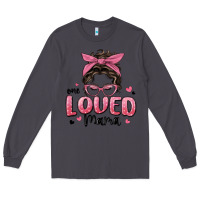 Smoke one loved mama messy bun Long Sleeve Tee - MaliasSmallBusiness