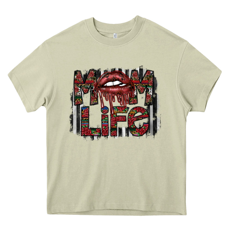 Mom Life Heavy Core Tee by SublimationCraftShop | Teevron
