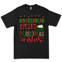 Black gingerbread kisses and christmas wishes Premium Tee - FaDigitalArtStudio
