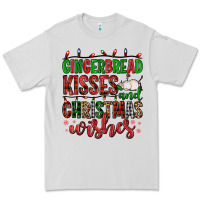 Dove Grey gingerbread kisses and christmas wishes Premium Tee - FaDigitalArtStudio