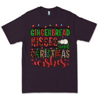 Plum gingerbread kisses and christmas wishes Premium Tee - FaDigitalArtStudio