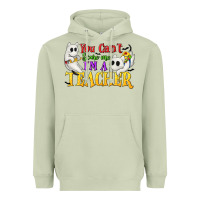 Matcha You Can't Scare Me I'm a Teacher Heavyweight Hoodie - texasbilliewilder