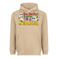 Mushroom You Can't Scare Me I'm a Teacher Heavyweight Hoodie - texasbilliewilder